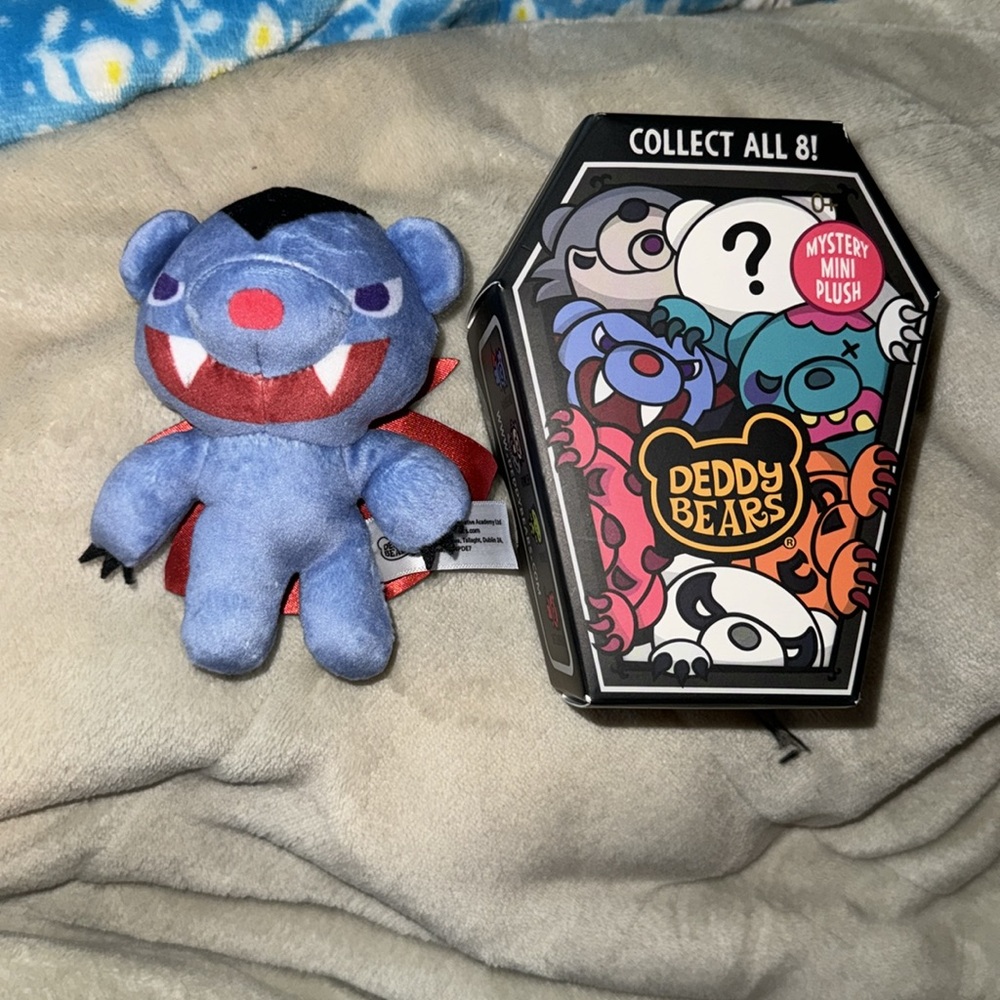 Vampbear deddy bears coffin mystery plush